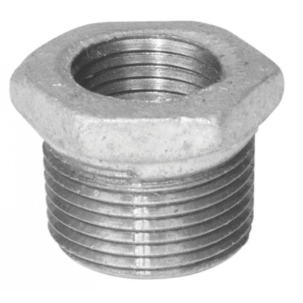 American Imaginations 1 in. x 0.375 in. Galvanized Bushing AI-35829